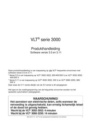 Danfoss VLT 3032-3052 Handleiding