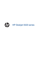 HP Deskjet 5520 Series Handleiding