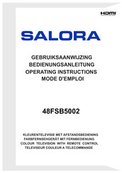 Salora 48FSB5002 Gebruiksaanwijzing