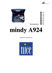 Nice mindy A924 Technische Instructies