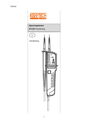 Kewtech KT155 Handleiding