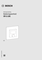 Bosch CR 11 Bedieningshandleiding