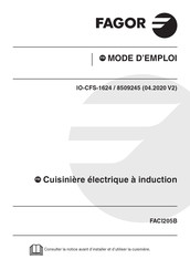 Fagor FACI205B Gebruiksaanwijzing