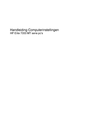 HP Elite 7000 MT Series Handleiding