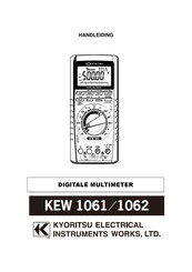 Kyoritsu Electrical Instruments Works KEW 1061 Handleiding