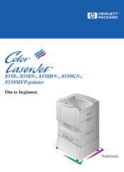 HP Color LaserJet 8550DN Handleiding
