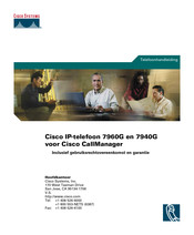 Cisco 7940G Handleiding