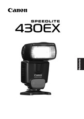 Canon SpeedLite 430EX III-RT Handleiding