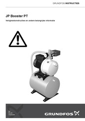 Grundfos JP Booster PT Series Bedienings- En Veiligheidsinstructies