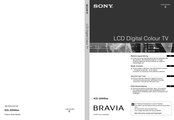 Sony BRAVIA KDL-20S4000 Gebruiksaanwijzing