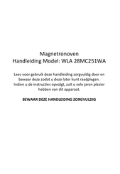 wla 28MC251WA Handleiding