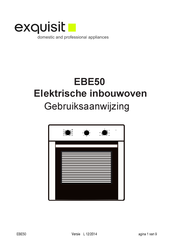 Exquisit EBE50 Gebruiksaanwijzing