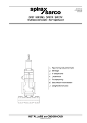 Spirax Sarco DP27R Installatie En Onderhoud