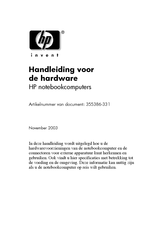 HP nx9110 Hardware Installatiehandleiding