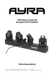 Ayra ERO Motion Heads 4W Gebruiksaanwijzing