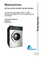 Alliance Laundry Systems WF150 Handleiding