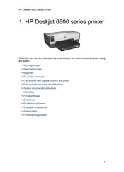 HP Deskjet 6600 Series Handleiding