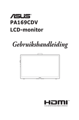 ASus PA169CDV Gebruikshandleiding