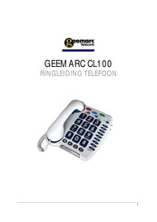 Geemarc CL100 Handleiding