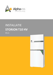 Alpha-ESS STORION T10 HV Installatiehandleiding