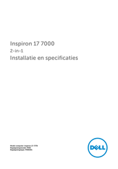 Dell Inspiron 17-7779 Installatiehandleiding