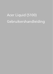 Acer S100 Gebruikershandleiding