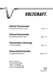 VOLTCRAFT IR 1600-50D USB Gebruiksaanwijzing