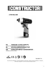 CONSTRUCTOR CTIW108LI-BM Instructies