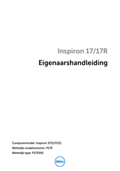 Dell Inspiron 17R Handleiding