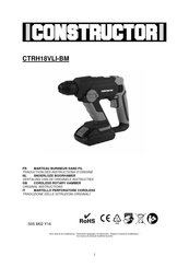 CONSTRUCTOR CTRH18VLI-BM Instructies