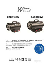 Warm Tech CACG10KW Instructies