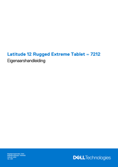 Dell Latitude 12 Rugged Extreme Tablet-7212 Handleiding