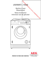 Electrolux AEG LAVAMAT L 14510 Gebruikersinformatie