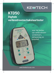 Kewtech KTD50 Handleiding