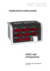 AREX 400 Gebruikershandleiding