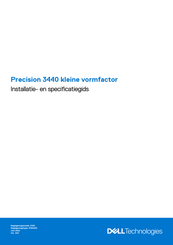 Dell Precision 3440 kleine vormfactor Installatiehandleiding