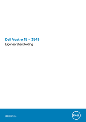 Dell Vostro 15-3549 Handleiding