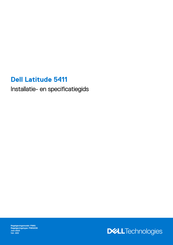 Dell Latitude 5411 Handleiding