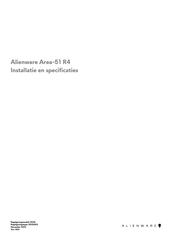 Dell Alienware Area-51 R4 Installatiehandleiding