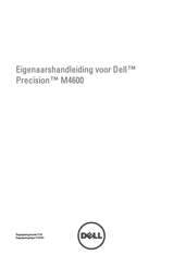 Dell Precision M4600 Handleiding