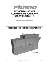 Rhima WD-151E Installatie- En Gebruikershandleiding