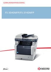 Kyocera FS-3140MFP Gebruikershandleiding