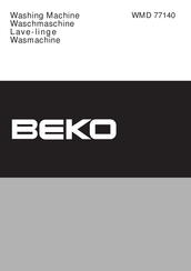 Beko WMD 77140 Handleiding