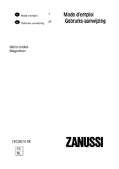 Zanussi ZKC38310 XK Gebruiksaanwijzing