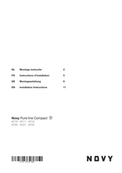 Novy Pure'line Compact 6721 Montage-Instructies