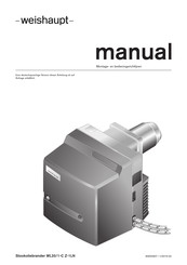 Weishaupt WL20/1-C Z-1LN Montage- En Bedieningshandleiding