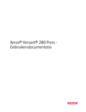 Xerox Versant 280 Press Uitgebreide Gebruikersdocumentatie