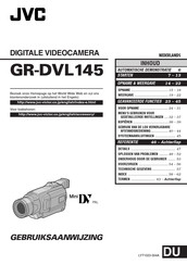 JVC GR-DVL145 Gebruiksaanwijzing