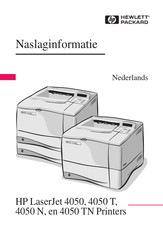 HP LaserJet 4050 T Naslaggids