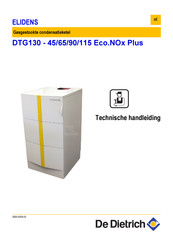 De Dietrich ELIDENS DTG130-90 Eco.NOx Plus Technische Handleiding